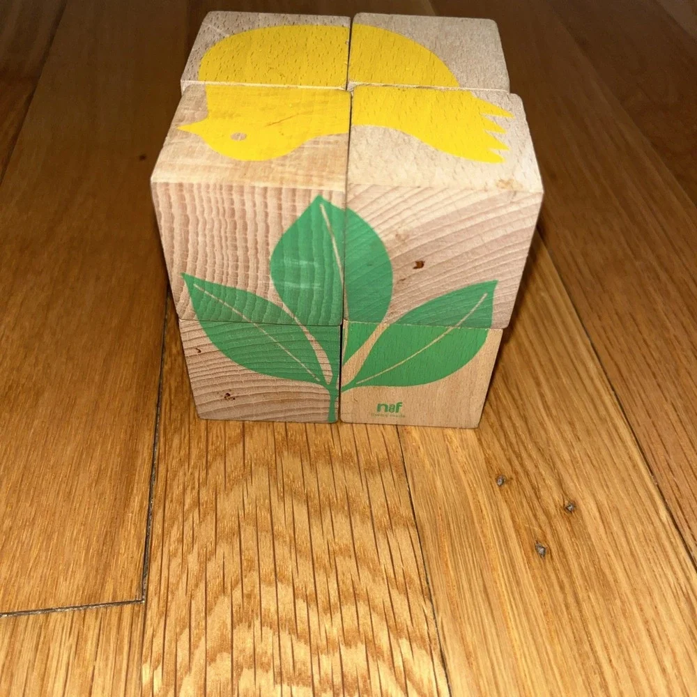 Vintage Naef Motivo‎ Wooden Puzzle Artist Aoi Huber Swiss Made